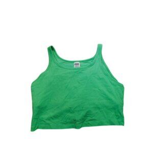 Victoria's Secret Size XXL Cropped Tank Top W/Shelf Bra Plus Size